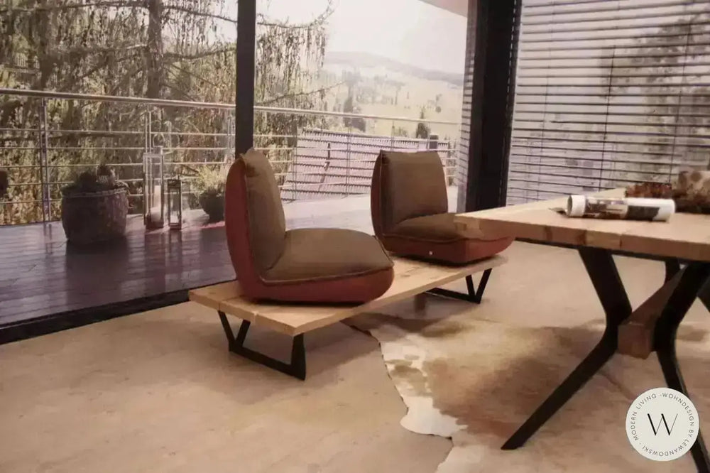 Dinnerbank Schwof in Leder A India muskat Koinor