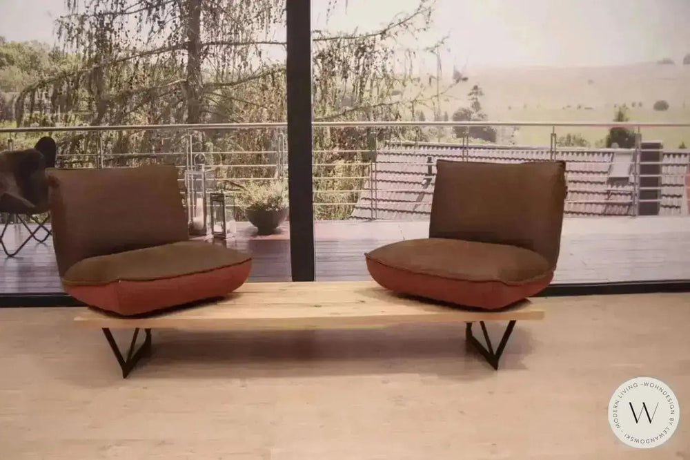 Dinnerbank Schwof in Leder A India muskat Koinor