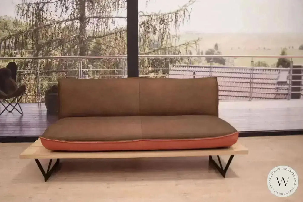 Dinnerbank Schwof in Leder A India muskat / fire Koinor