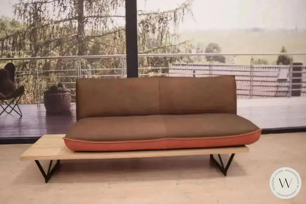 Dinnerbank Schwof in Leder A India muskat / fire Koinor