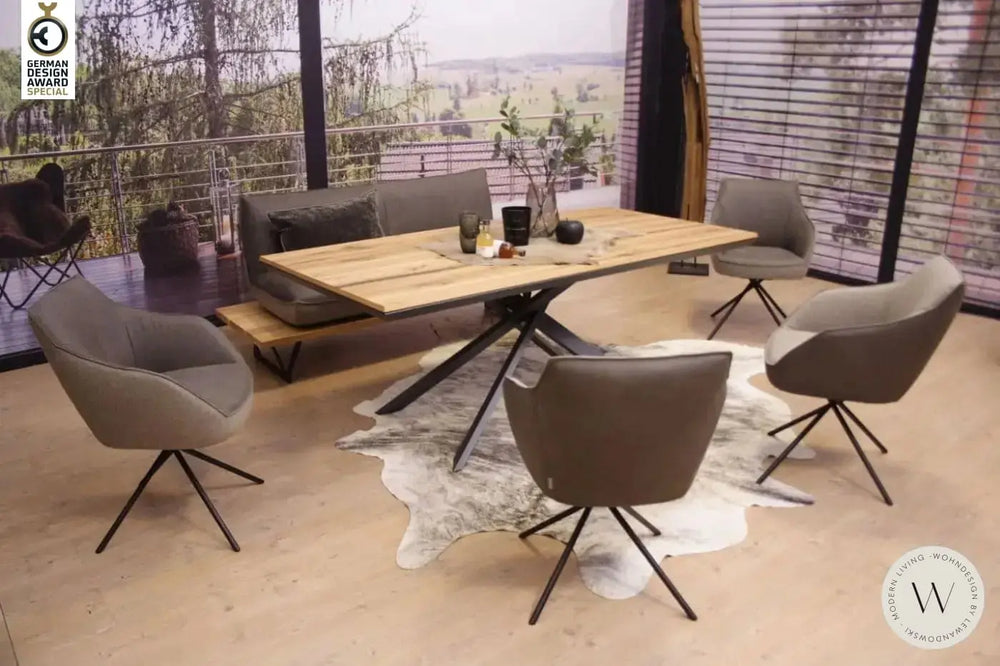 Dinnergruppe Schwof in Leder A India spider Koinor