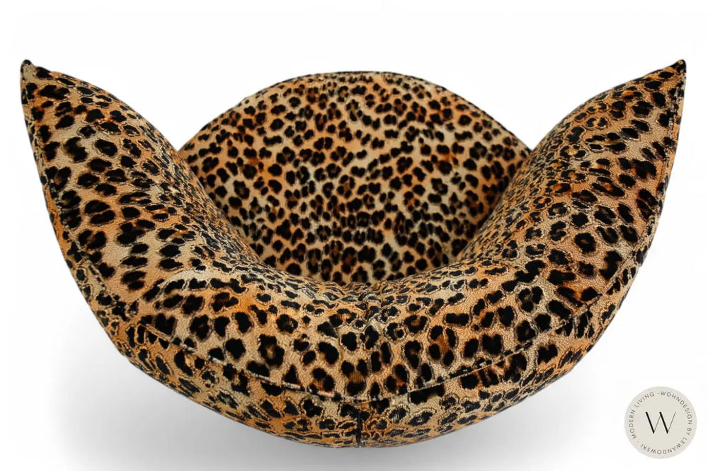 Dreh- & Schaukelsessel Marlene inkl. Hocker Stoff Jaguar Kupfer Bullfrog
