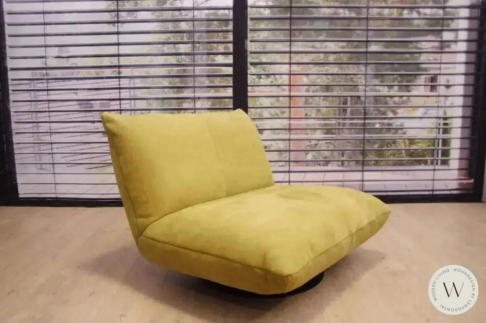 Dreh- & Schaukelsessel Modell Boogie Leder Rhino curry Bullfrog