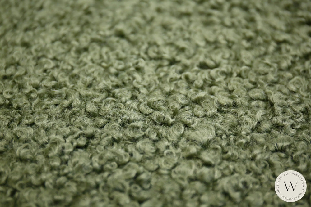Dreh- & Schaukelsessel Modell Donna inkl. Hocker in Stoff Shaggy Bullfrog
