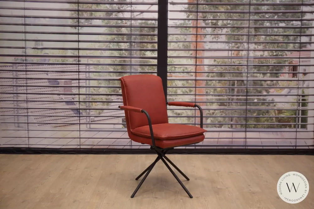 Eckbank Modell Alino in Leder A India chilli Koinor
