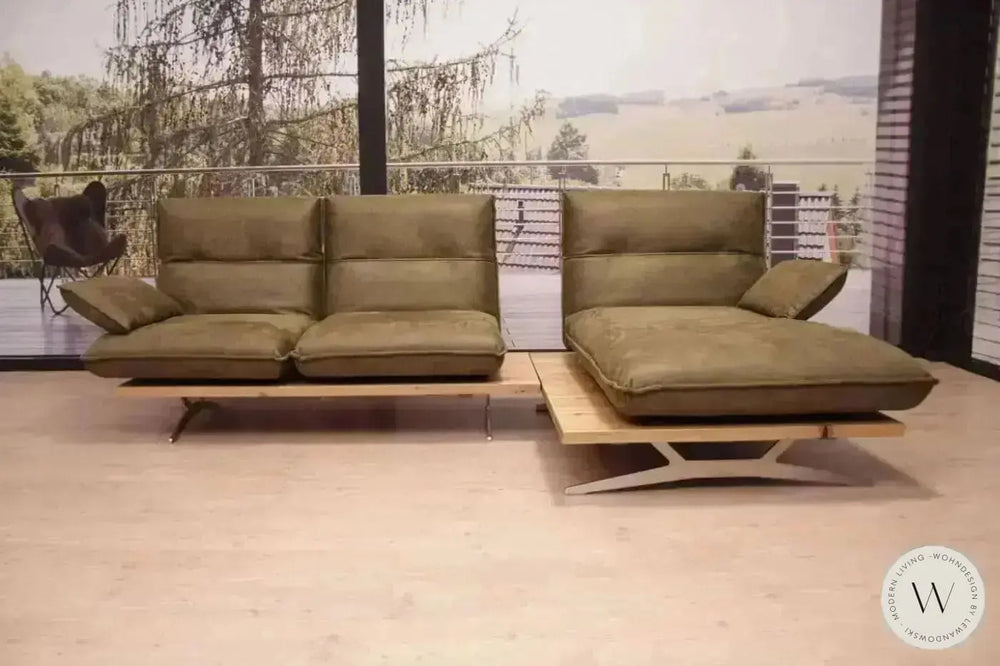 Eckgarnitur Modell Manson in Mikrofaser Bison 78 Koinor