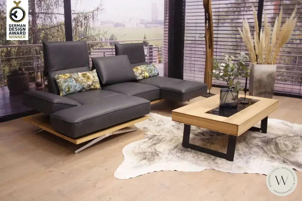 Eckgarnitur Modell Phönix in Leder B Toro navajo Koinor