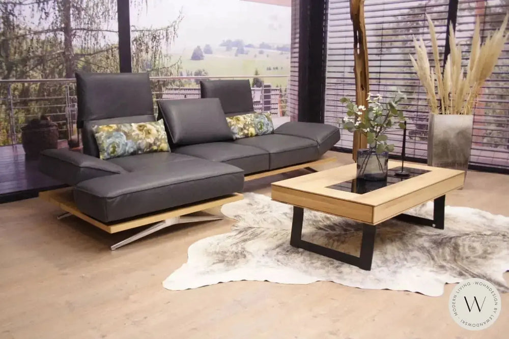 Eckgarnitur Modell Phönix in Leder B Toro navajo Koinor