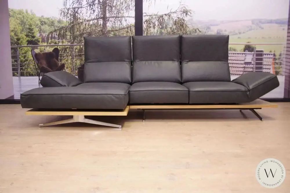 Eckgarnitur Modell Phönix in Leder B Toro navajo Koinor