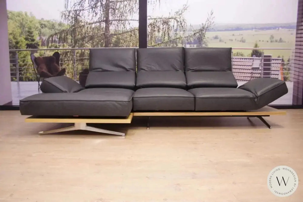 Eckgarnitur Modell Phönix in Leder B Toro navajo Koinor