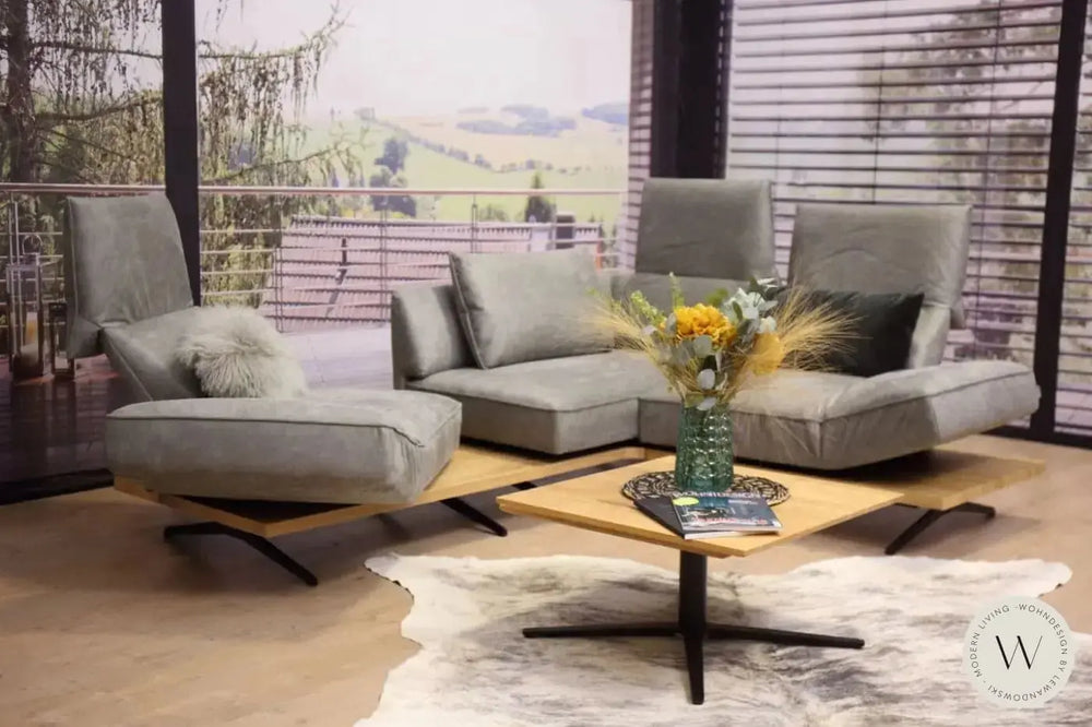 Eckgarnitur Modell Phönix in Mikrofaser Bison 96 Koinor