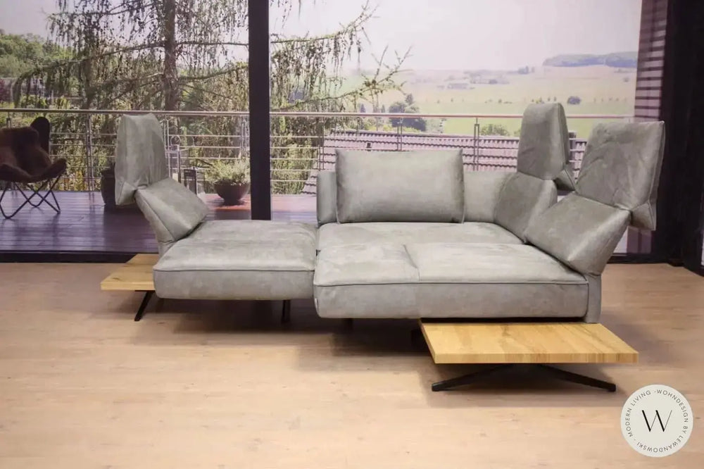 Eckgarnitur Modell Phönix in Mikrofaser Bison 96 Koinor