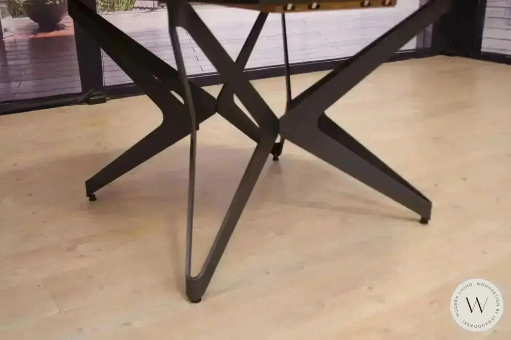 Esstisch Modell Big Round (ausziehbar) in Wildeiche natur Ozzio®Italia