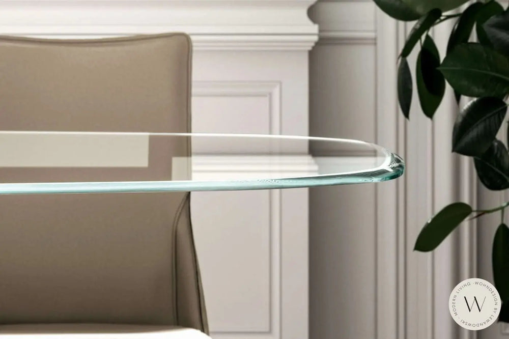 Esstisch Modell Gem in Glas Verre Ozzio®Italia