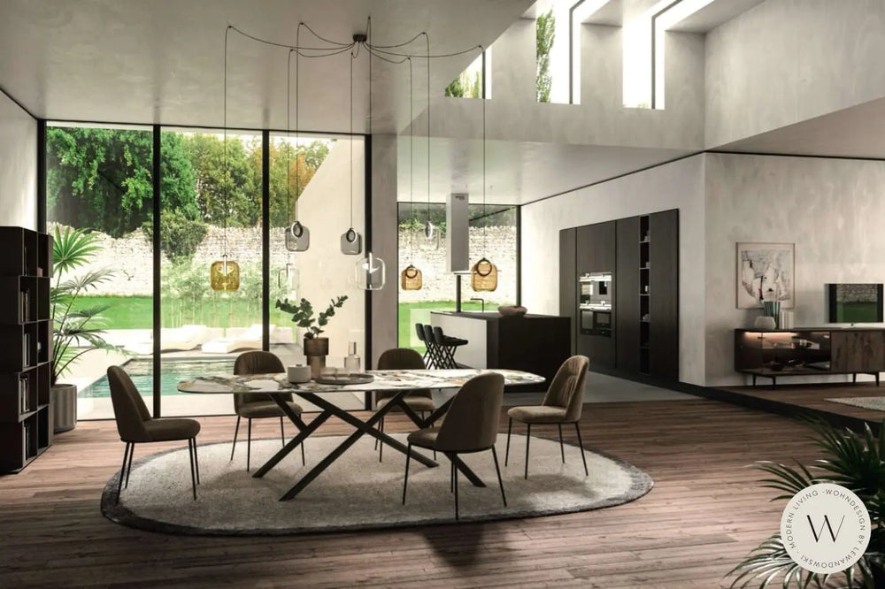 Esstisch Modell Random Fisso in Wildeiche Ozzio®Italia