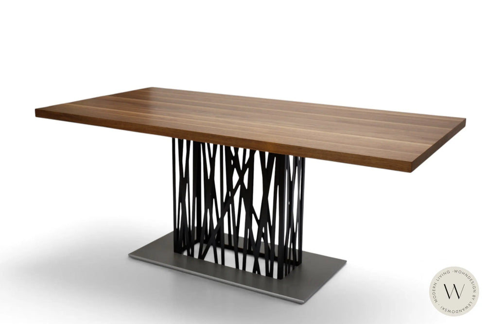 Esstisch in Nussbaum furniert (180 cm) K+W Silaxx