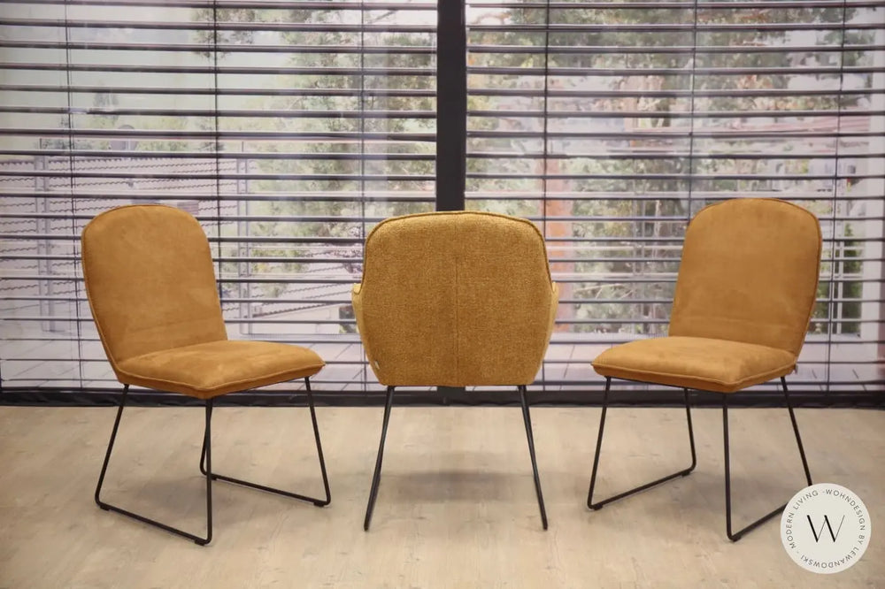 Esstischgruppe Modell Calvo in Stoff K+W Silaxx