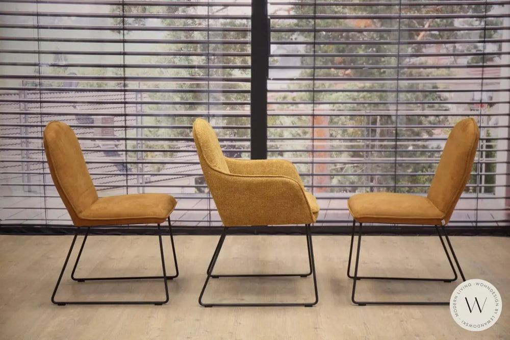 Esstischgruppe Modell Calvo in Stoff K+W Silaxx