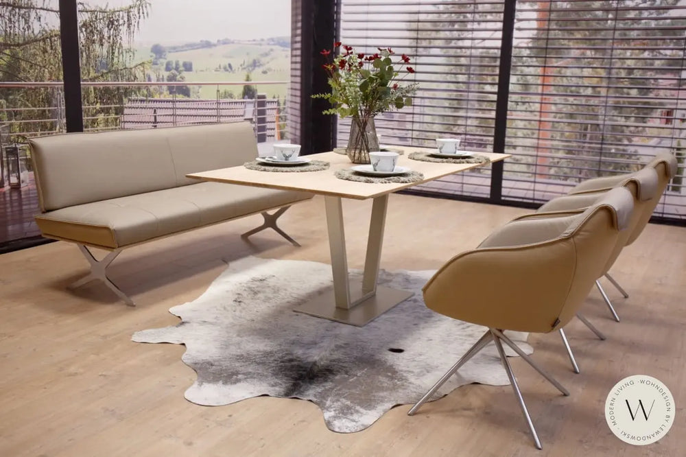 Esstischgruppe Modell Diningsystem in einer Leder Koinor
