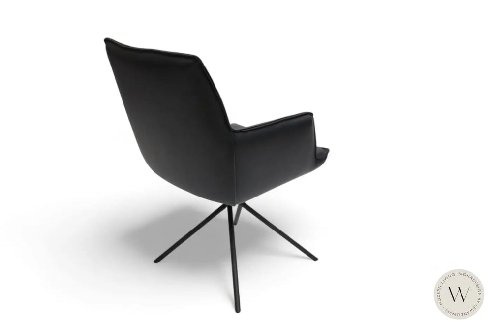 Esszimmerstuhl Modell 1250 S4MX Leder B Bull nero Koinor