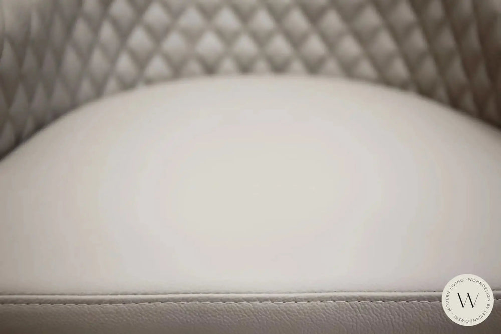 Esszimmerstuhl Modell Gilda in Leder Coffee Cream (6+1 Stuhl) Ozzio®Italia