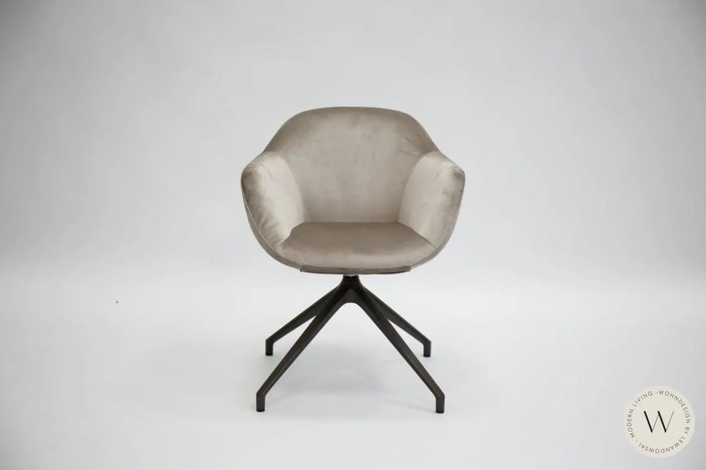 Esszimmerstuhl Modell Halia in Stoff Corda Velvet (4 Stück) Ozzio®Italia