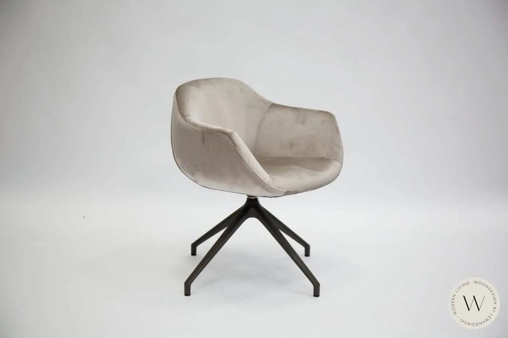 Esszimmerstuhl Modell Halia in Stoff Corda Velvet (4 Stück) Ozzio®Italia