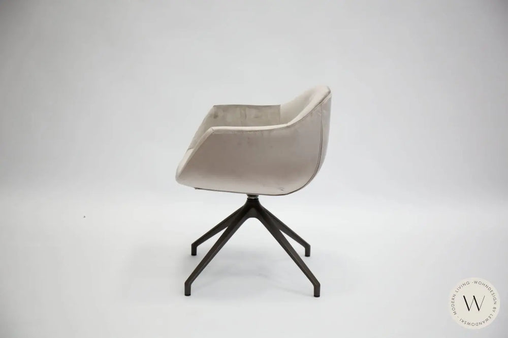 Esszimmerstuhl Modell Halia in Stoff Corda Velvet (4 Stück) Ozzio®Italia