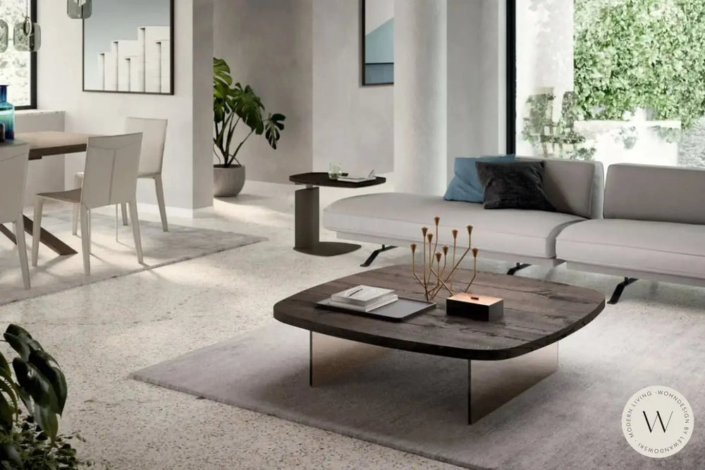 Funktionscouchtisch Modell Aurelius inkl. Sitzbank + Staufach Ozzio®Italia