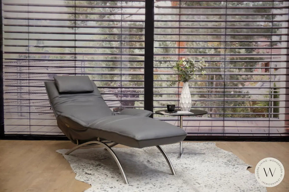 Joleen Relaxliege inkl. Akku Leder A Soft platin Koinor