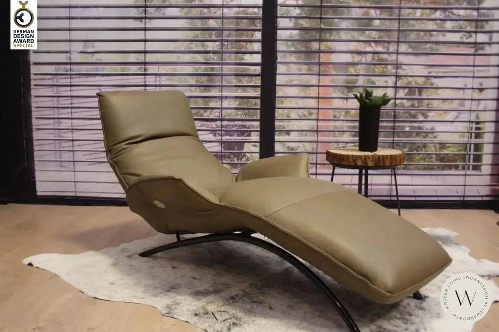Joleen Relaxliege inkl. Akku Leder B Toro cactus Koinor
