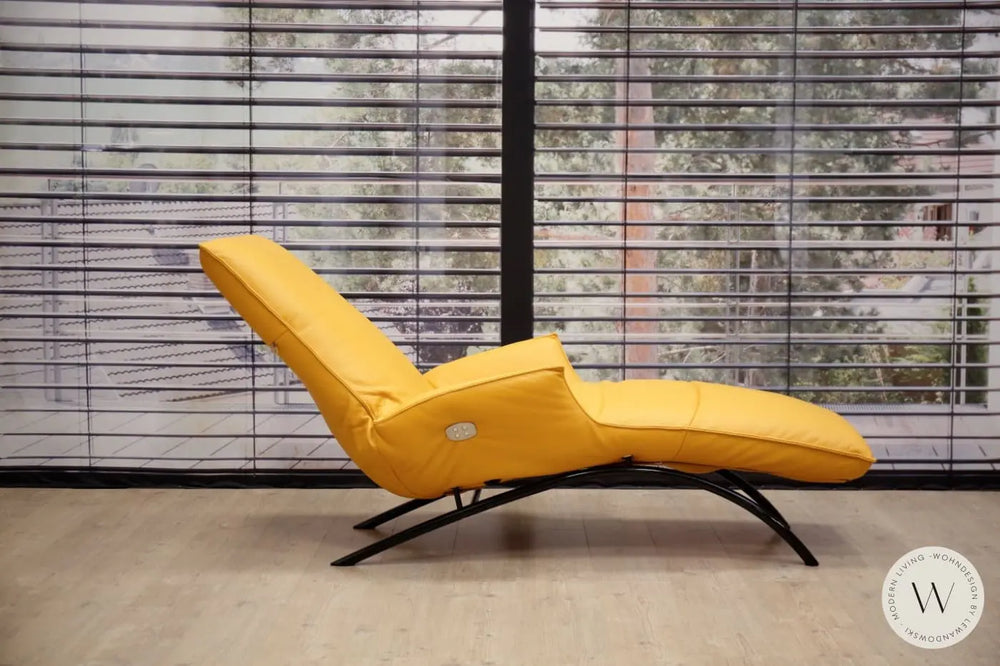 Joleen Relaxliege inkl. Akku Leder E Feeling banana Koinor