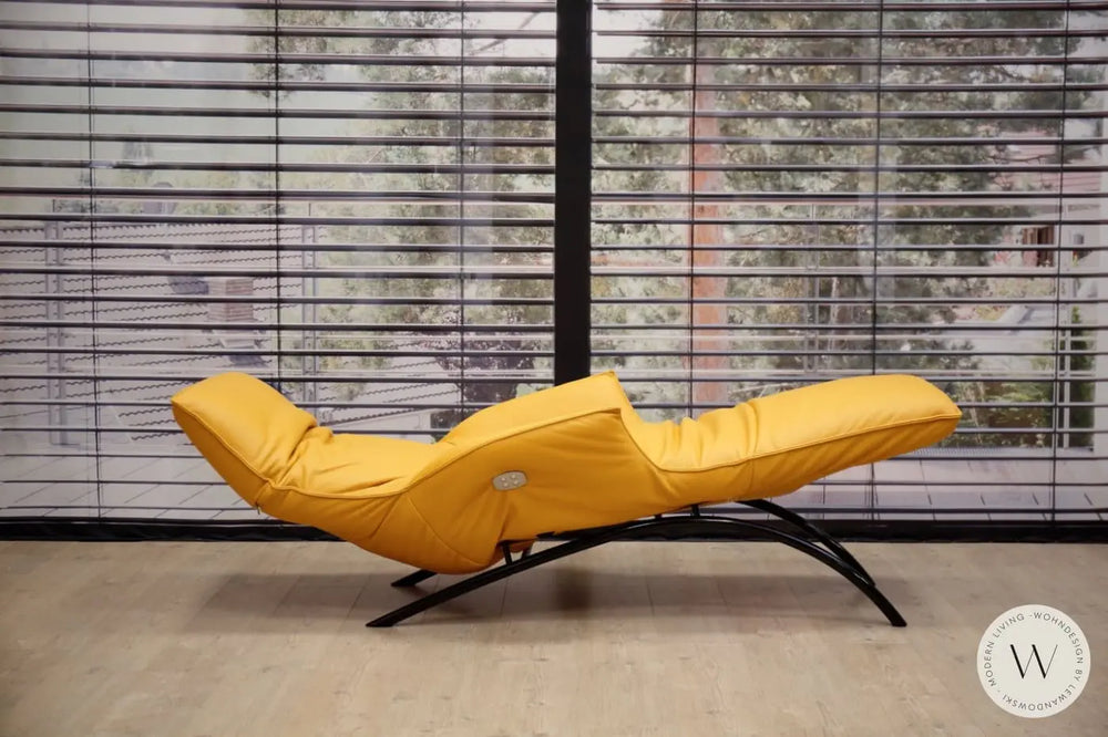 Joleen Relaxliege inkl. Akku Leder E Feeling banana Koinor