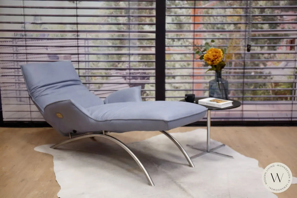 Joleen Relaxliege inkl. Akku & Kissen Leder D Velvet jeans Koinor