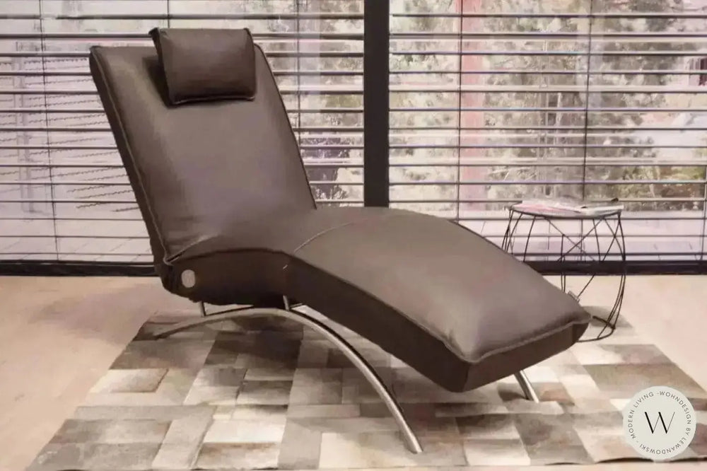 Jonas Relaxliege P4 elektrisch in Leder A India schoko Koinor