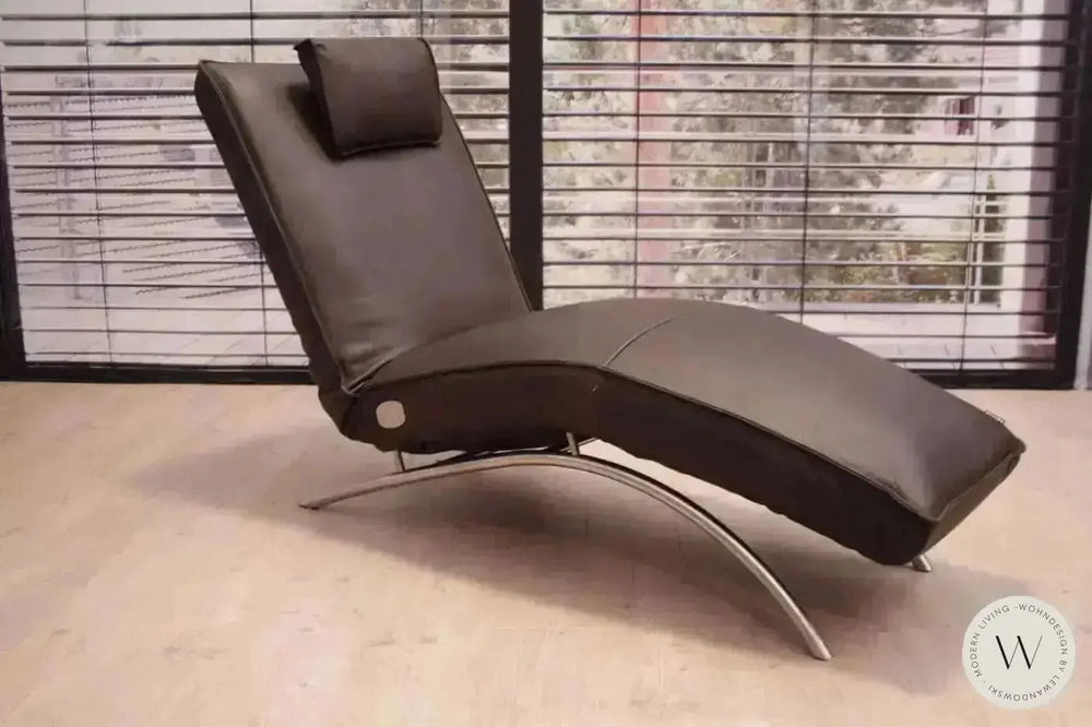 Jonas Relaxliege P4 elektrisch in Leder A India schoko Koinor