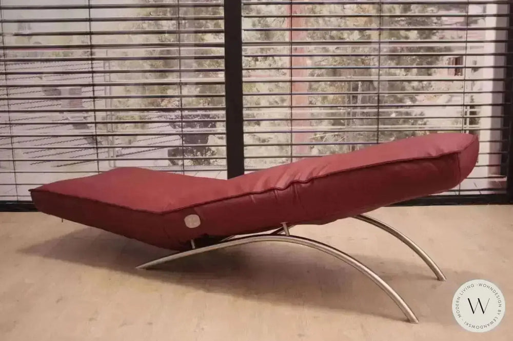 Jonas Relaxliege P4 elektrisch mit Akku Leder A Soft Lipstick Koinor