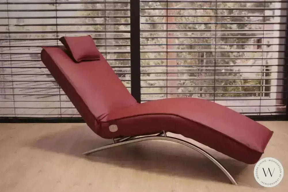Jonas Relaxliege P4 elektrisch mit Akku Leder A Soft Lipstick Koinor