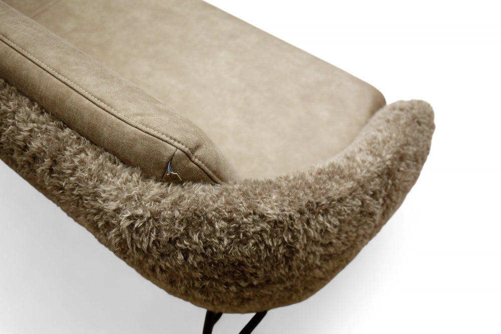 Modell Boneo inkl. 3 Stühle in Mikrofaser Bison Koinor