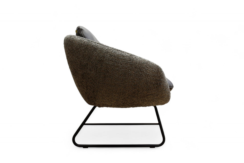 Modell Boneo inkl. 3 Stühle in Leder B Bull carbone Koinor