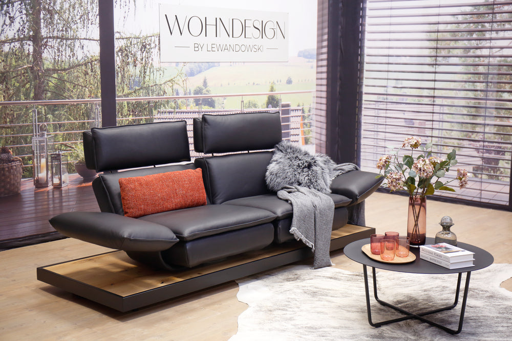 Modell Edon mit Metallrahmen in Leder D Gaucho toro