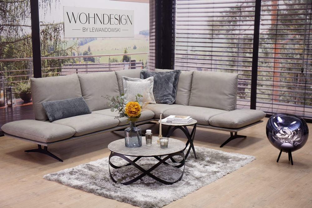 Modell Francis Eckgarnitur in Mikrofaser Zenit