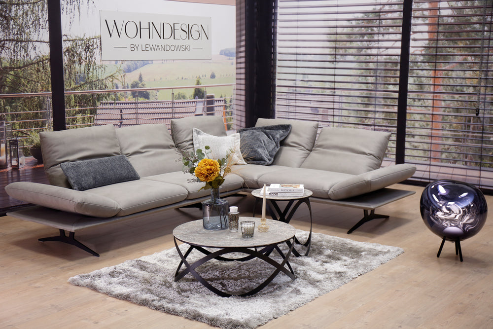 Modell Francis Eckgarnitur in Mikrofaser Zenit