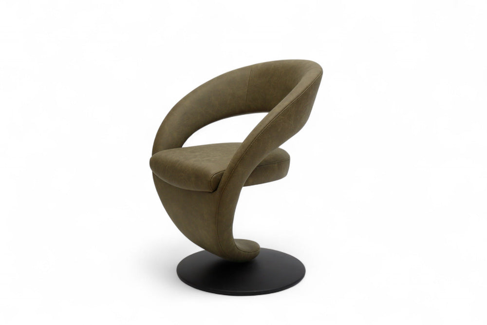 Esstischgruppe Modell Wave inkl. 4 Stühle in Mikrofaser K+W Silaxx