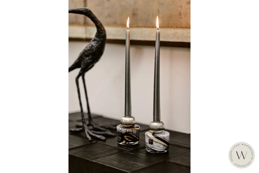 Kerzenhalter TWINS Stone Marble Baobab Collection