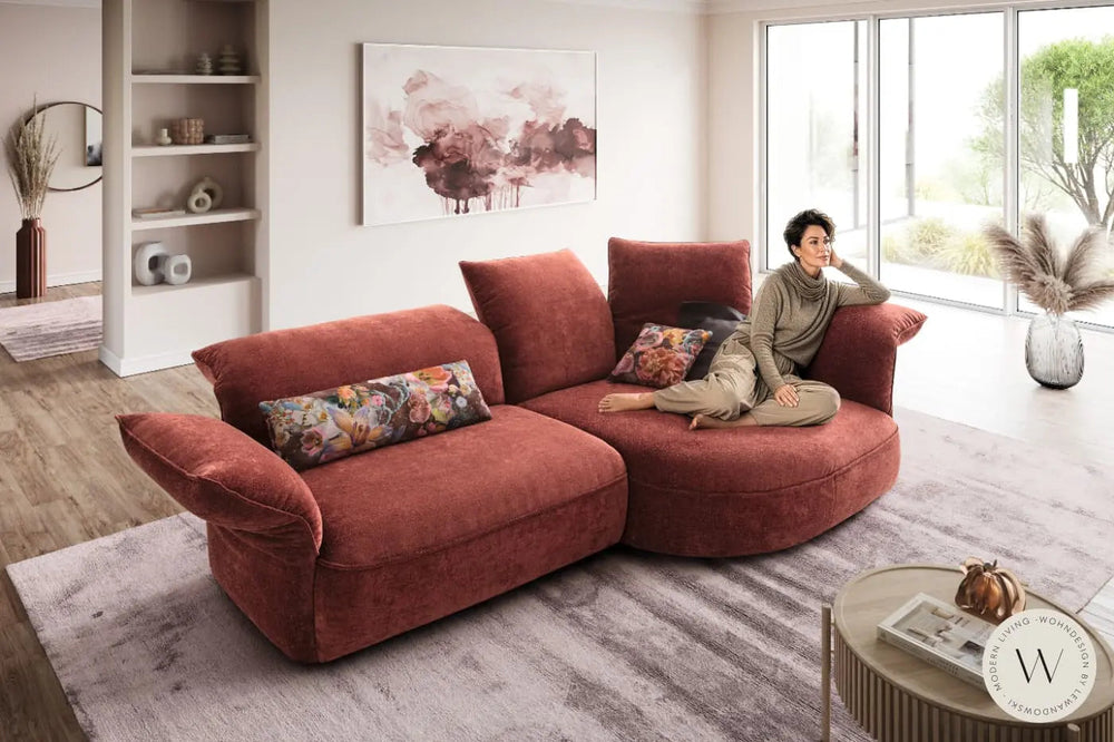 Modell Abby in Stoff Glow (Ecke rechts) Koinor