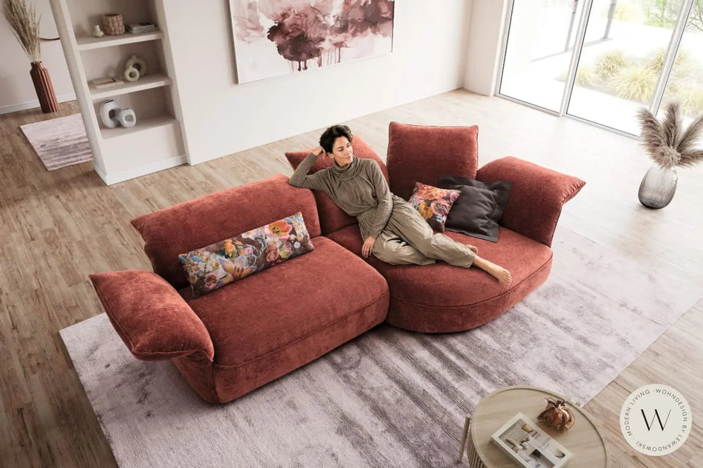 Modell Abby in Stoff Glow (Ecke rechts) Koinor