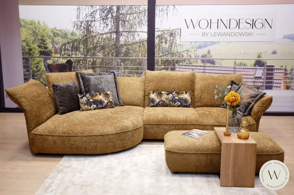 Modell Abby ink. Hocker in Stoff Venga (Ecke links) Koinor