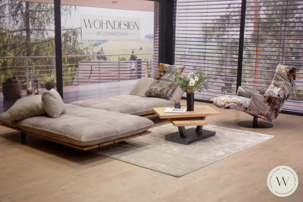 Modell Akito Eckgarnitur in Leder Crazy Neck Bullfrog