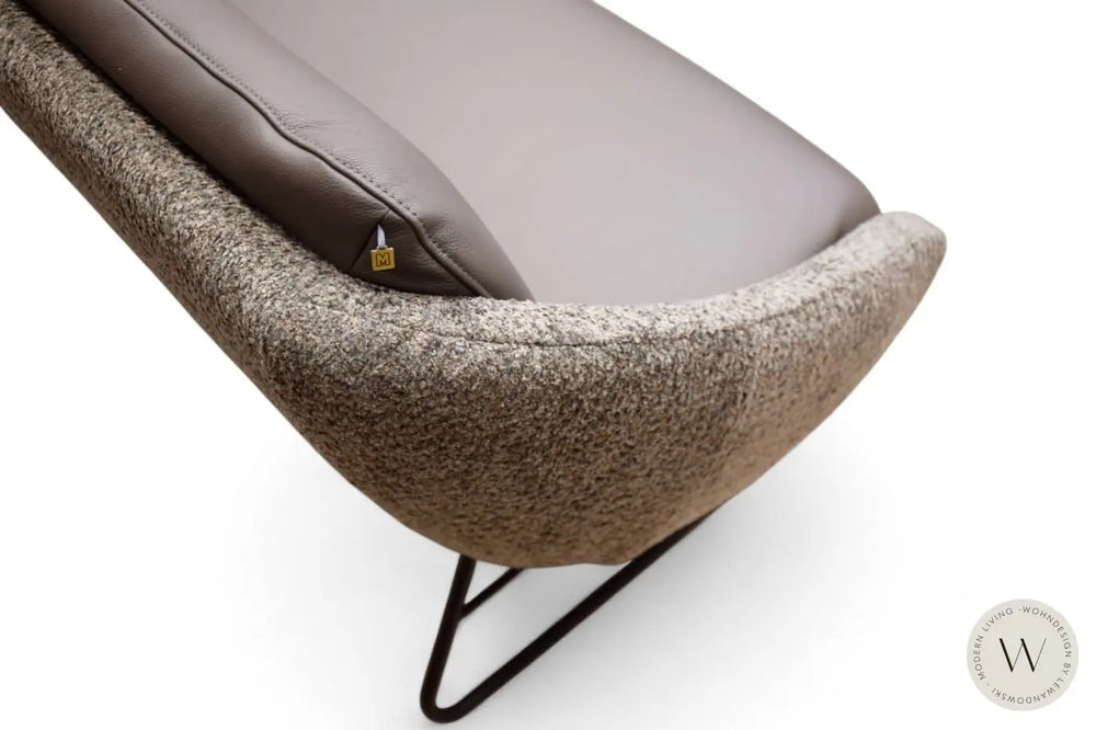 Modell Boneo inkl. 3 Stühle in Leder B Bull carbone Koinor